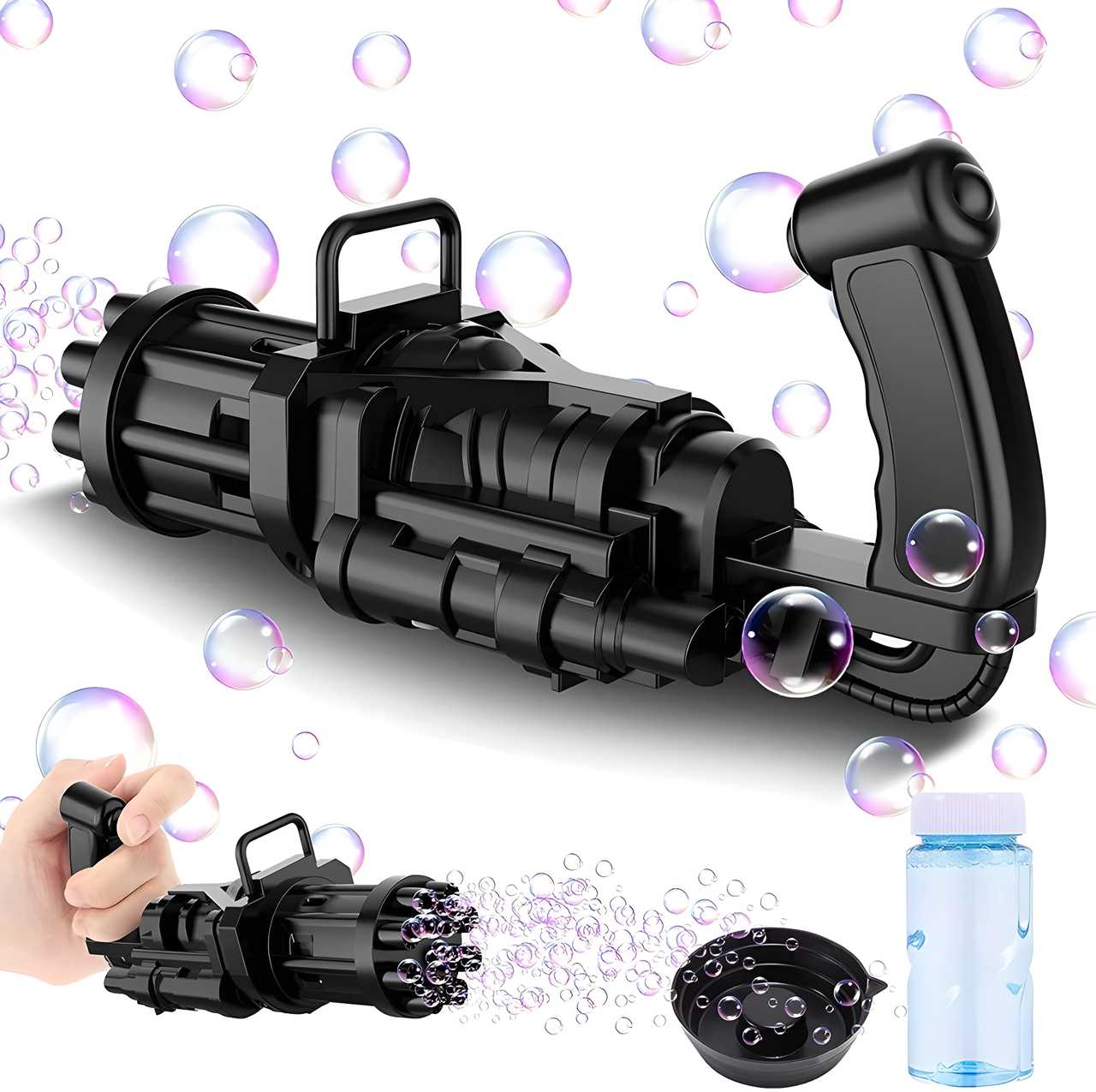 Automatic Gatling Bubble Gun