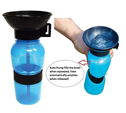 Portable Pet Water Bottle & Bowl – Aqua Fresh Sipper