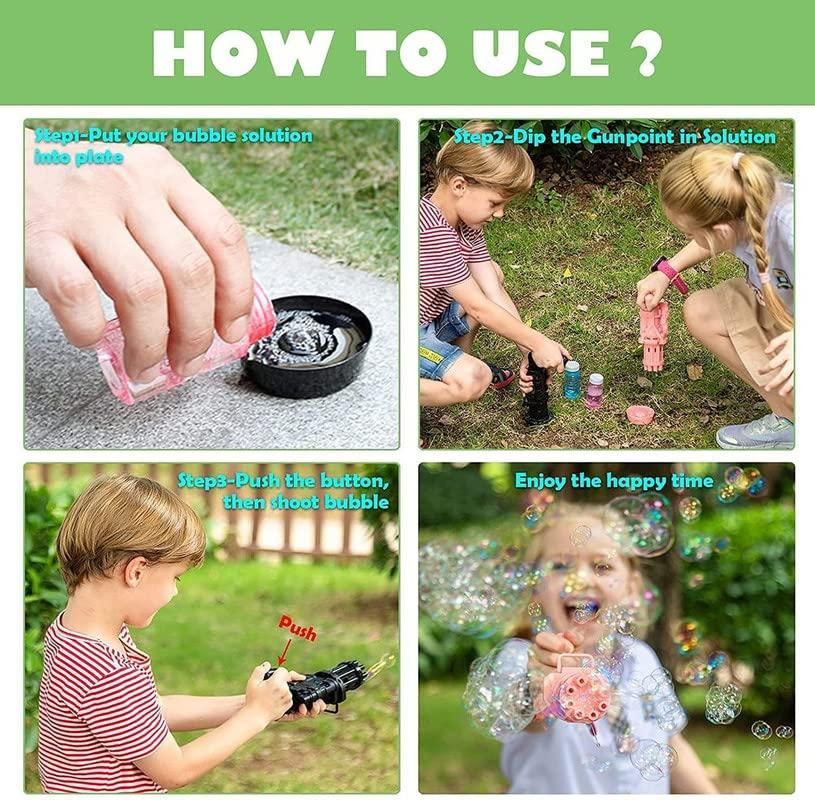 Automatic Gatling Bubble Gun