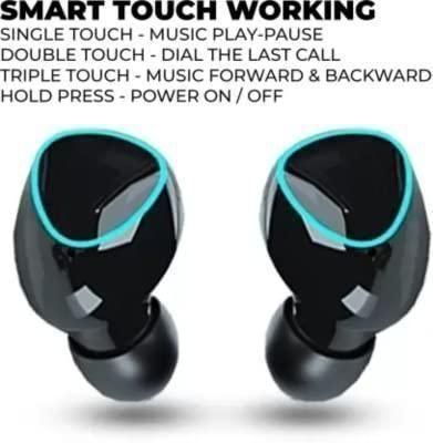 M10 TWS Wireless Bluetooth Earbuds with Touch Control & LED Display (Black)