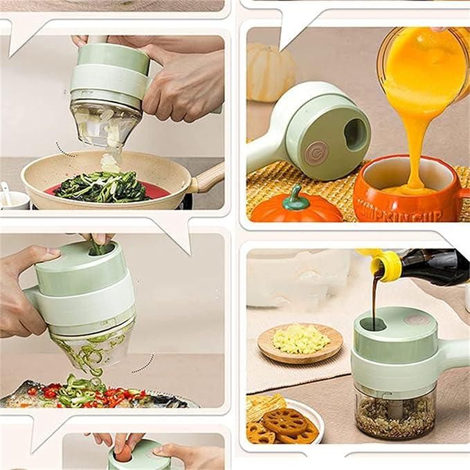 Portable Electric Vegetable Cutter Set
