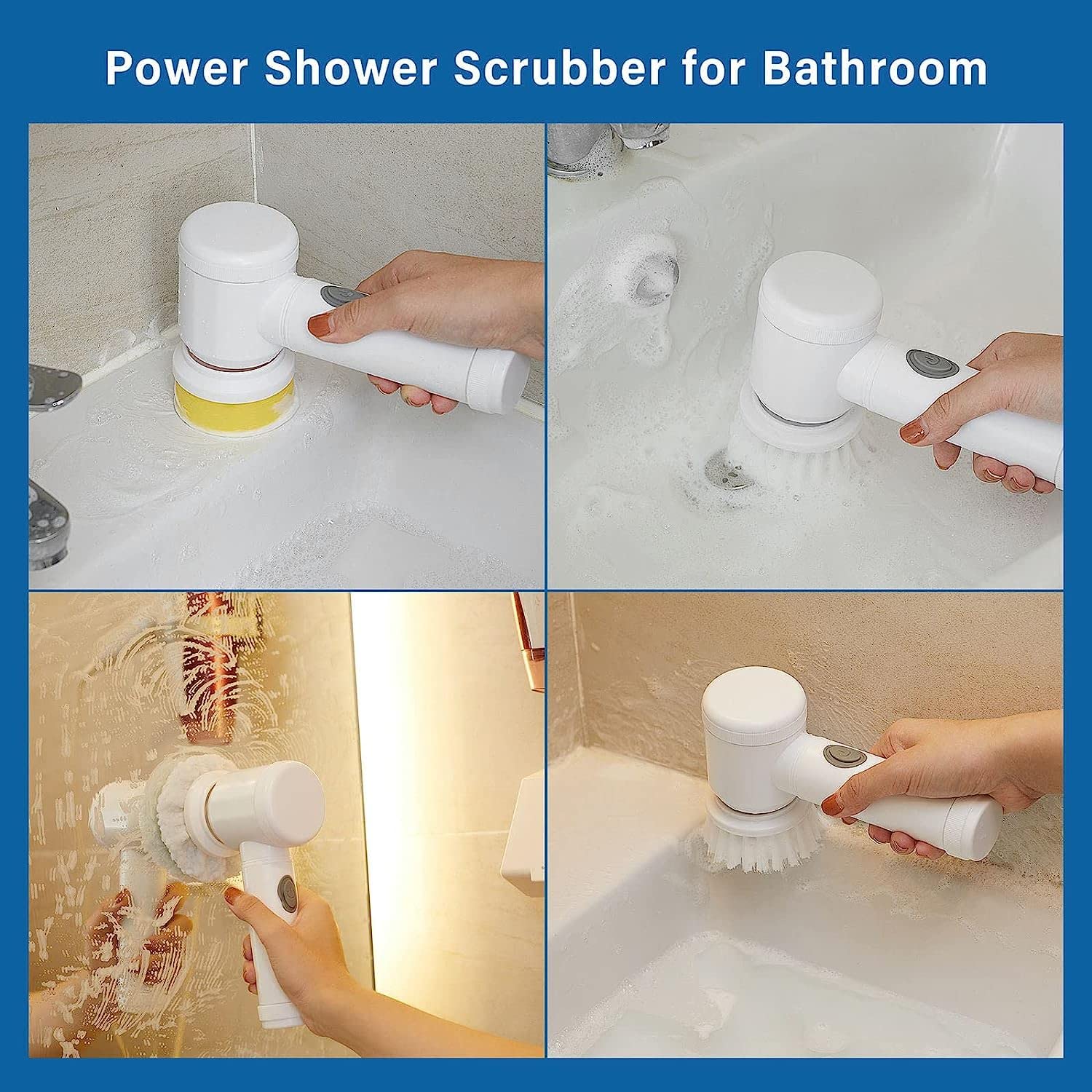 Electric Cleaning Brush Scrubber (Rechargeable)